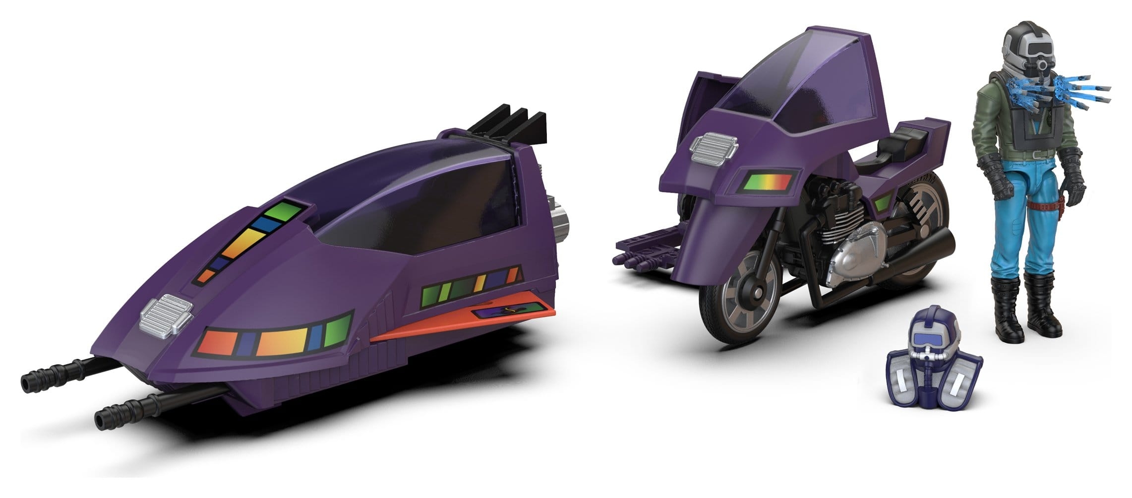 Piranha (Stealth Submarine Cycle - SSC) van The Loyal Subjects - M.A.S.K. voertuig