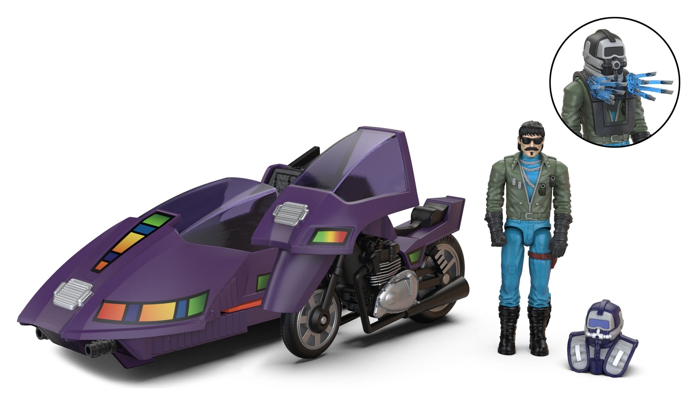 Piranha (Stealth Submarine Cycle - SSC) van The Loyal Subjects - M.A.S.K. voertuig