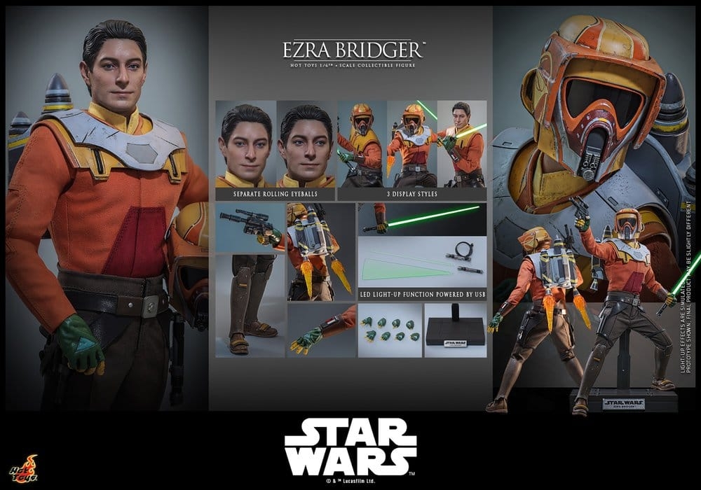 Ezra Bridger by Hot Toys - TMS172 - Star Wars Rebels 1/6 scale action figure