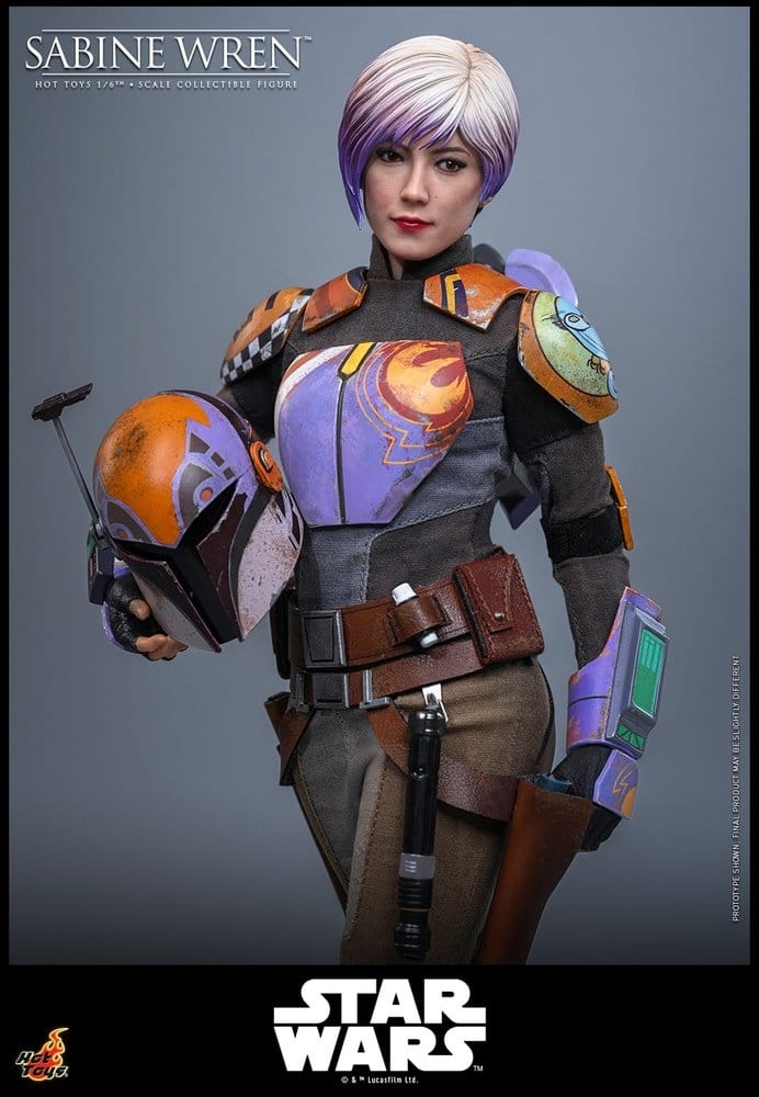 Sabine Wren di Hot Toys - TMS171 - action figure Star Wars Rebels in scala 1/6