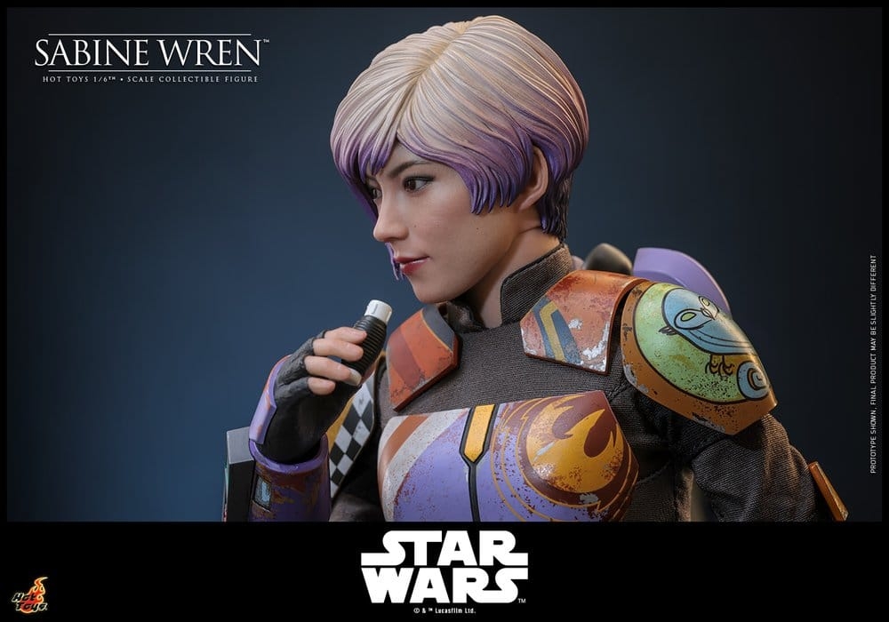 Sabine Wren di Hot Toys - TMS171 - action figure Star Wars Rebels in scala 1/6