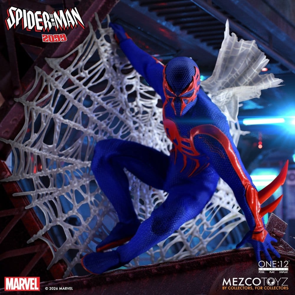 Spider-Man 2099 One:12 Collective von Mezco - Marvel 1/12 Maßstab Actionfigur