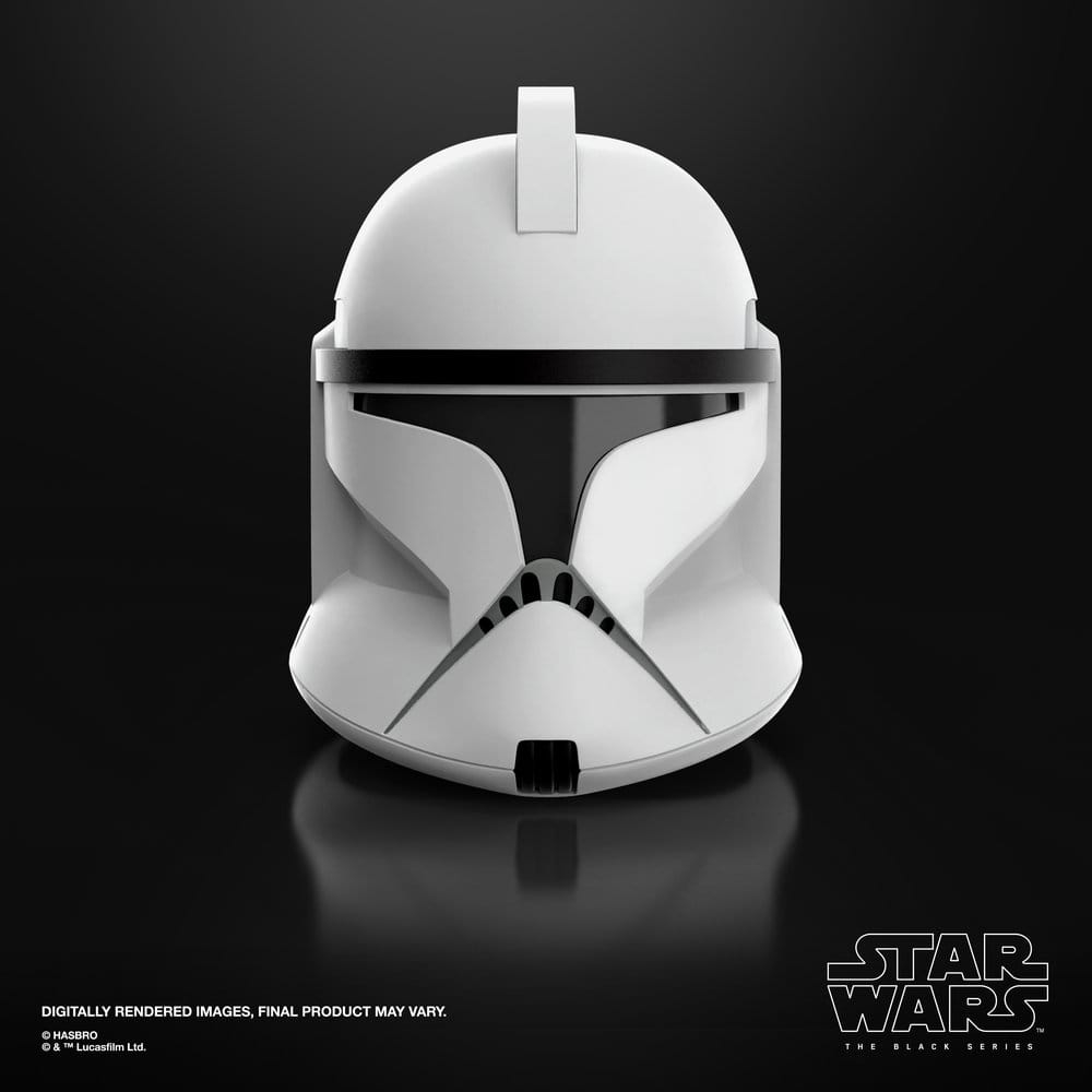 Clone Trooper (Phase 1) Black Series di Hasbro - elmo Star Wars in scala 1/1