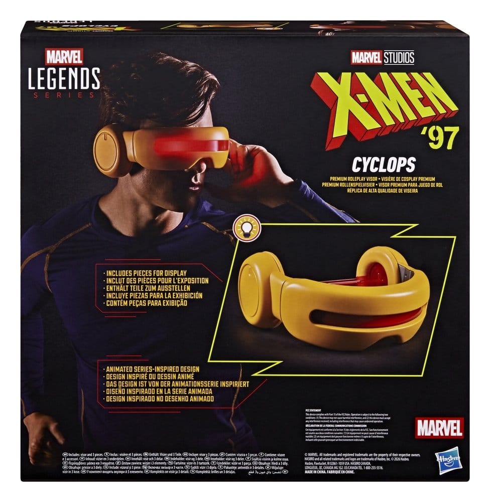 Cyclops Electronic Visor Marvel Legends van Hasbro - X-Men 97 1/1 schaal replica