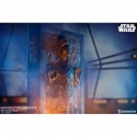 Han Solo In Carbonite Sixth Scale di Sideshow Collectibles - diorama Star Wars in scala 1/6