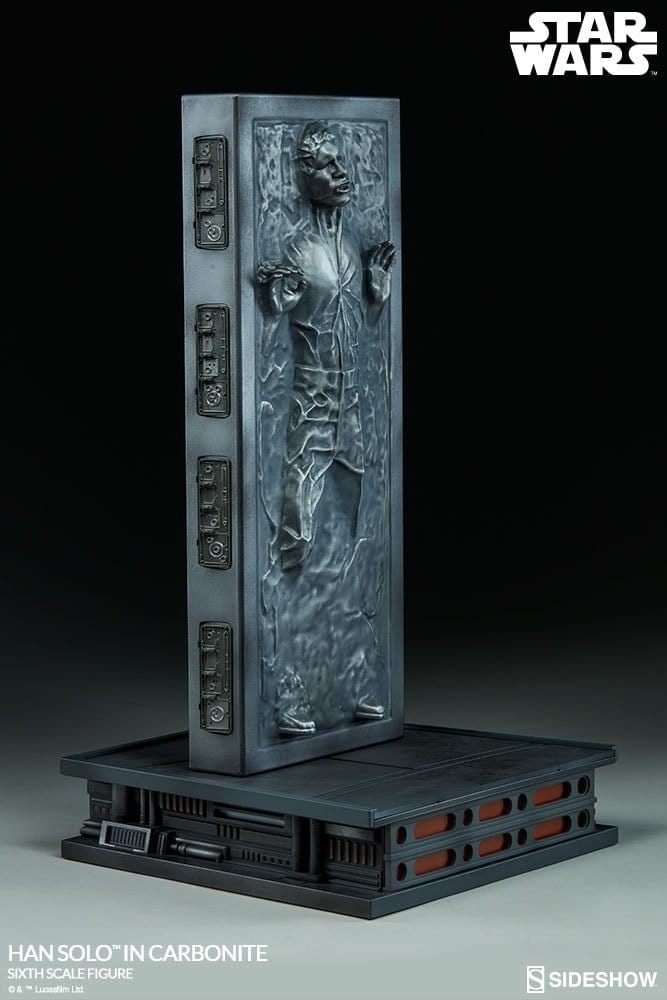 Han Solo In Carbonite Sixth Scale di Sideshow Collectibles - diorama Star Wars in scala 1/6