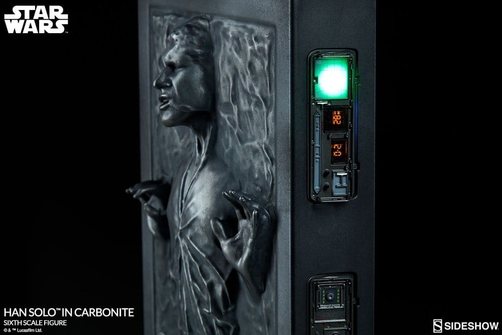 Han Solo In Carbonite Sixth Scale di Sideshow Collectibles - diorama Star Wars in scala 1/6