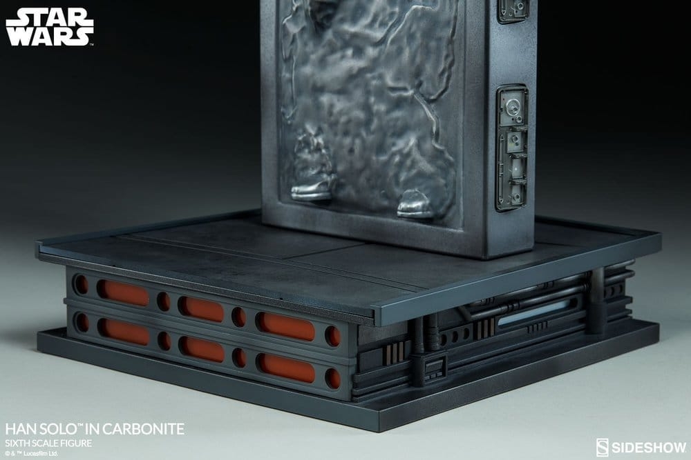 Han Solo In Carbonite Sixth Scale di Sideshow Collectibles - diorama Star Wars in scala 1/6
