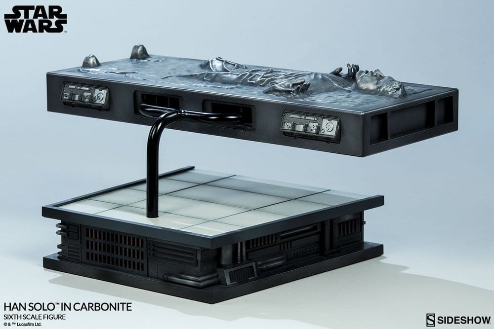 Han Solo In Carbonite Sixth Scale di Sideshow Collectibles - diorama Star Wars in scala 1/6