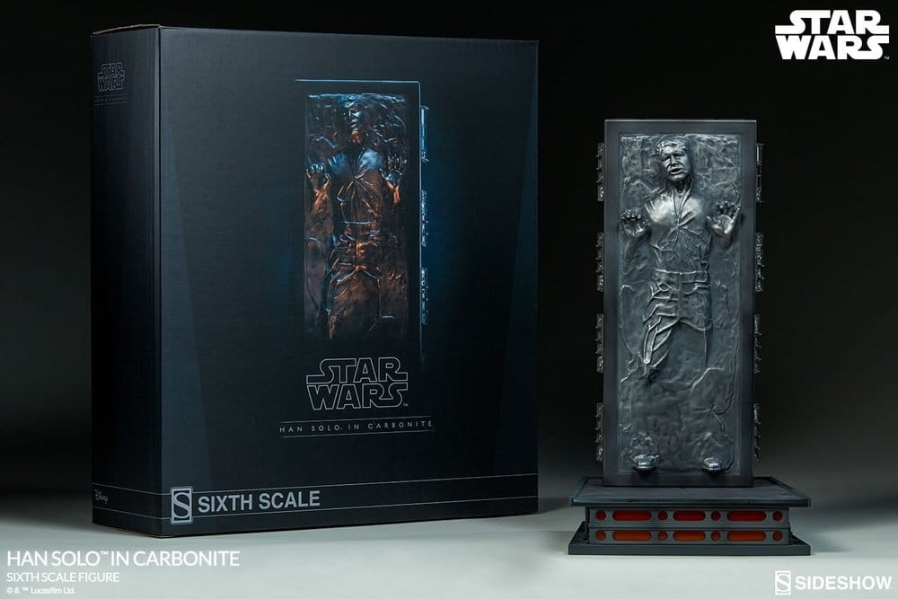 Han Solo In Carbonite Sixth Scale di Sideshow Collectibles - diorama Star Wars in scala 1/6