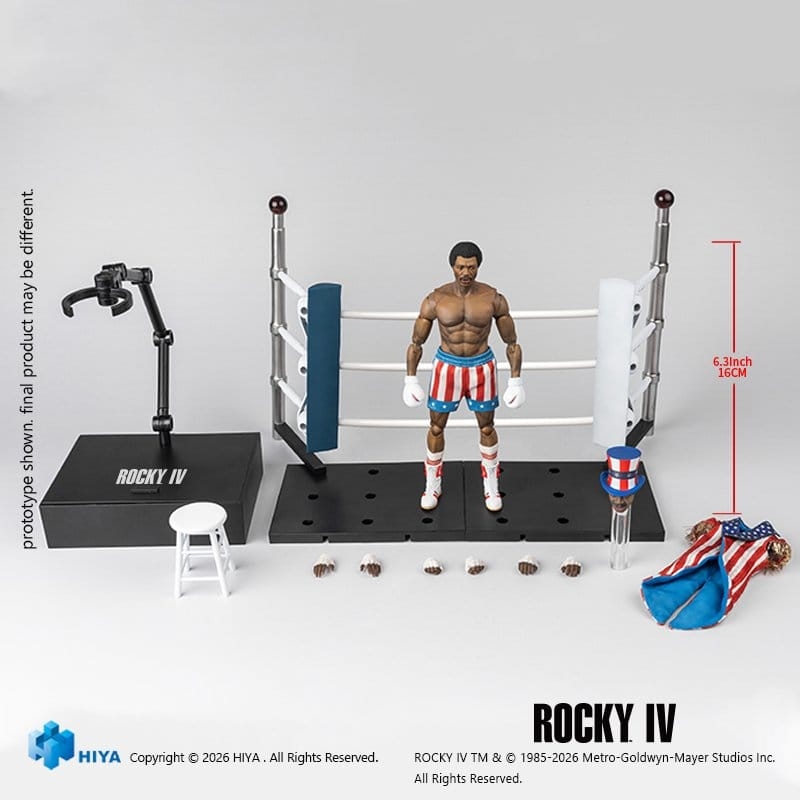 Apollo Exquisite Super Series by Hiya Toys - Rocky IV 1/12 scale action figure