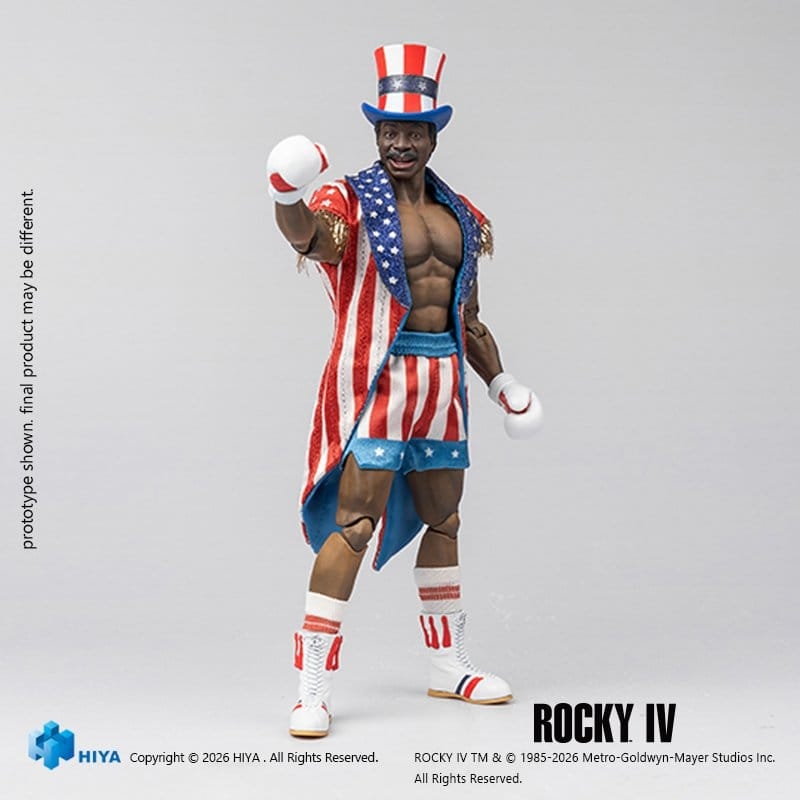 Apollo Exquisite Super Series von Hiya Toys - Rocky IV 1/12 Maßstab Actionfigur