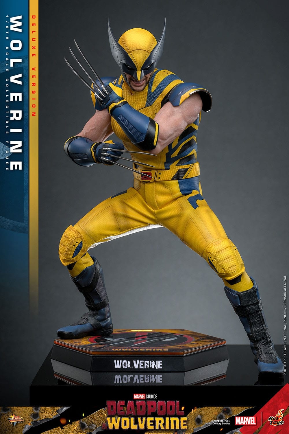 Wolverine Hot Toys MMS754 Movie Masterpiece deluxe figurine 1/6 (Deadpool and Wolverine)