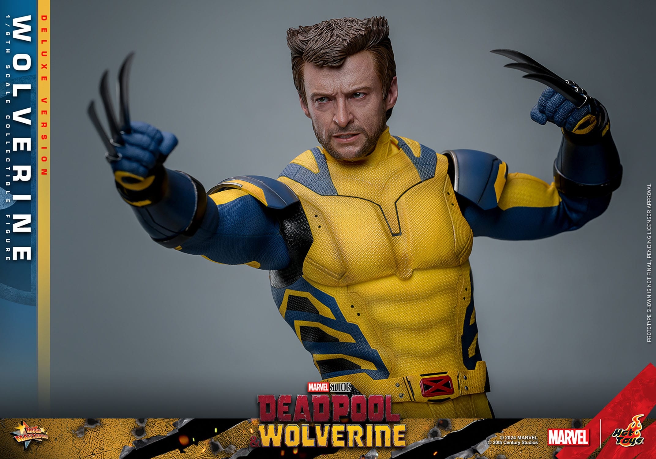 Wolverine Hot Toys MMS754 Movie Masterpiece deluxe figurine 1/6 (Deadpool and Wolverine)