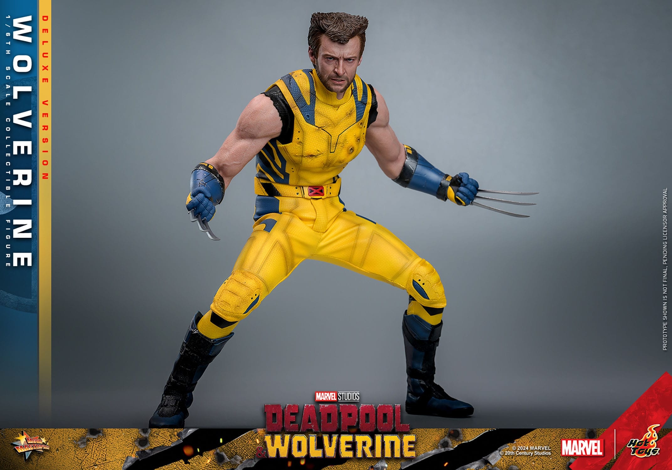 Wolverine Hot Toys MMS754 Movie Masterpiece deluxe figurine 1/6 (Deadpool and Wolverine)
