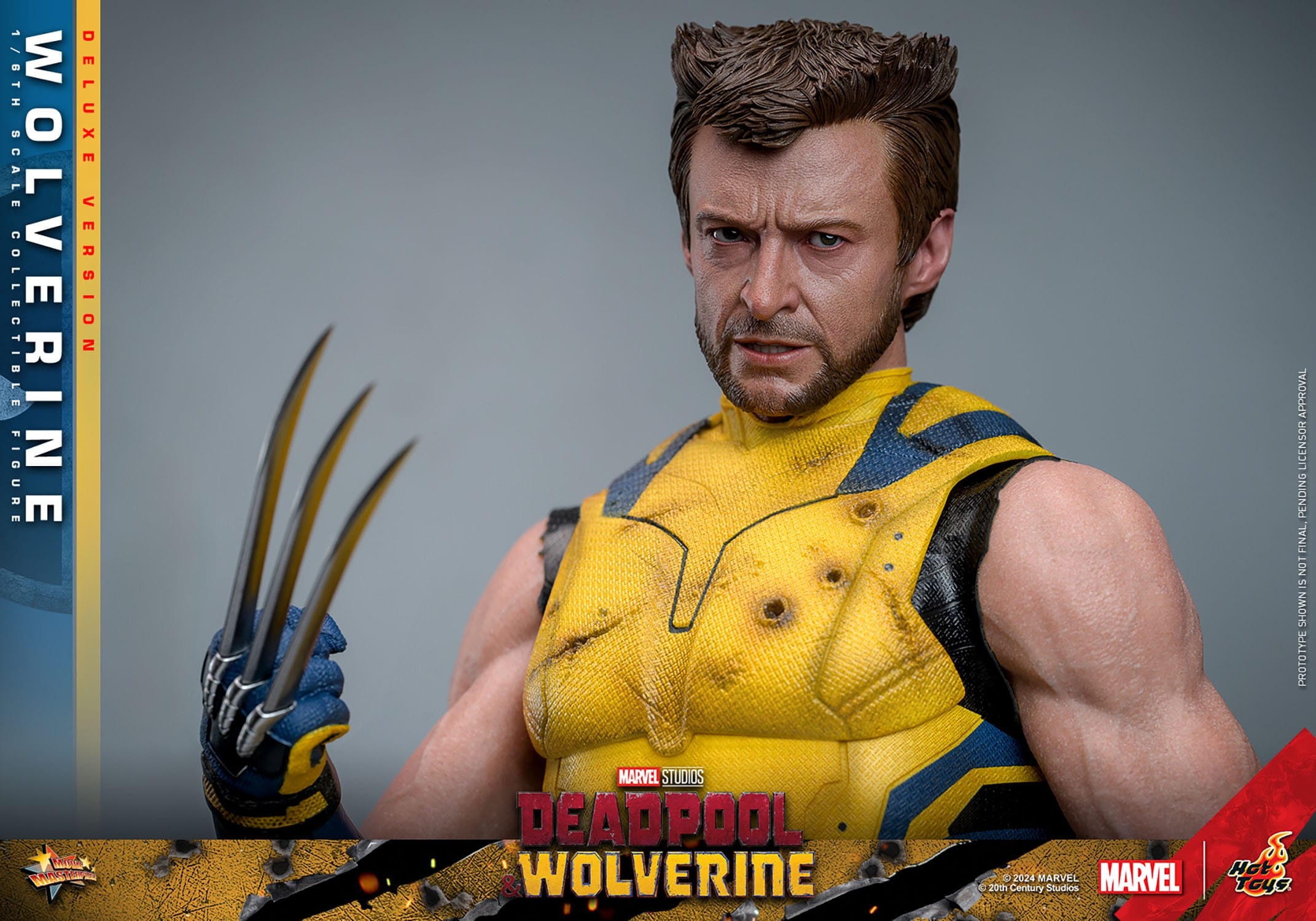 Wolverine Hot Toys MMS754 Movie Masterpiece deluxe figurine 1/6 (Deadpool and Wolverine)