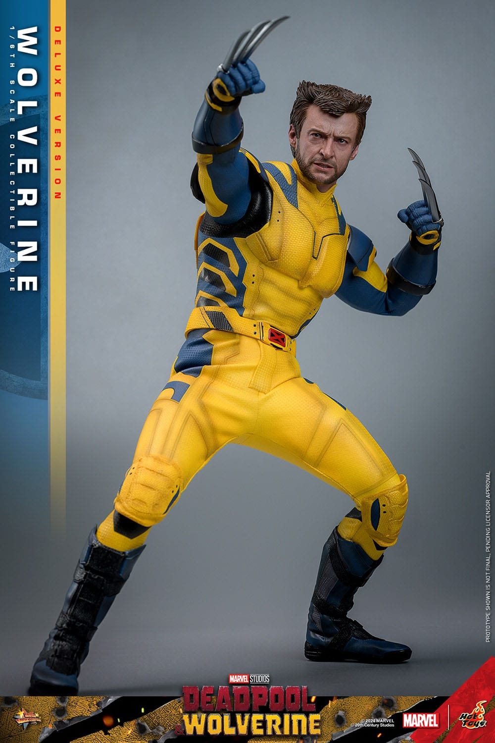 Wolverine Hot Toys MMS754 Movie Masterpiece deluxe figurine 1/6 (Deadpool and Wolverine)