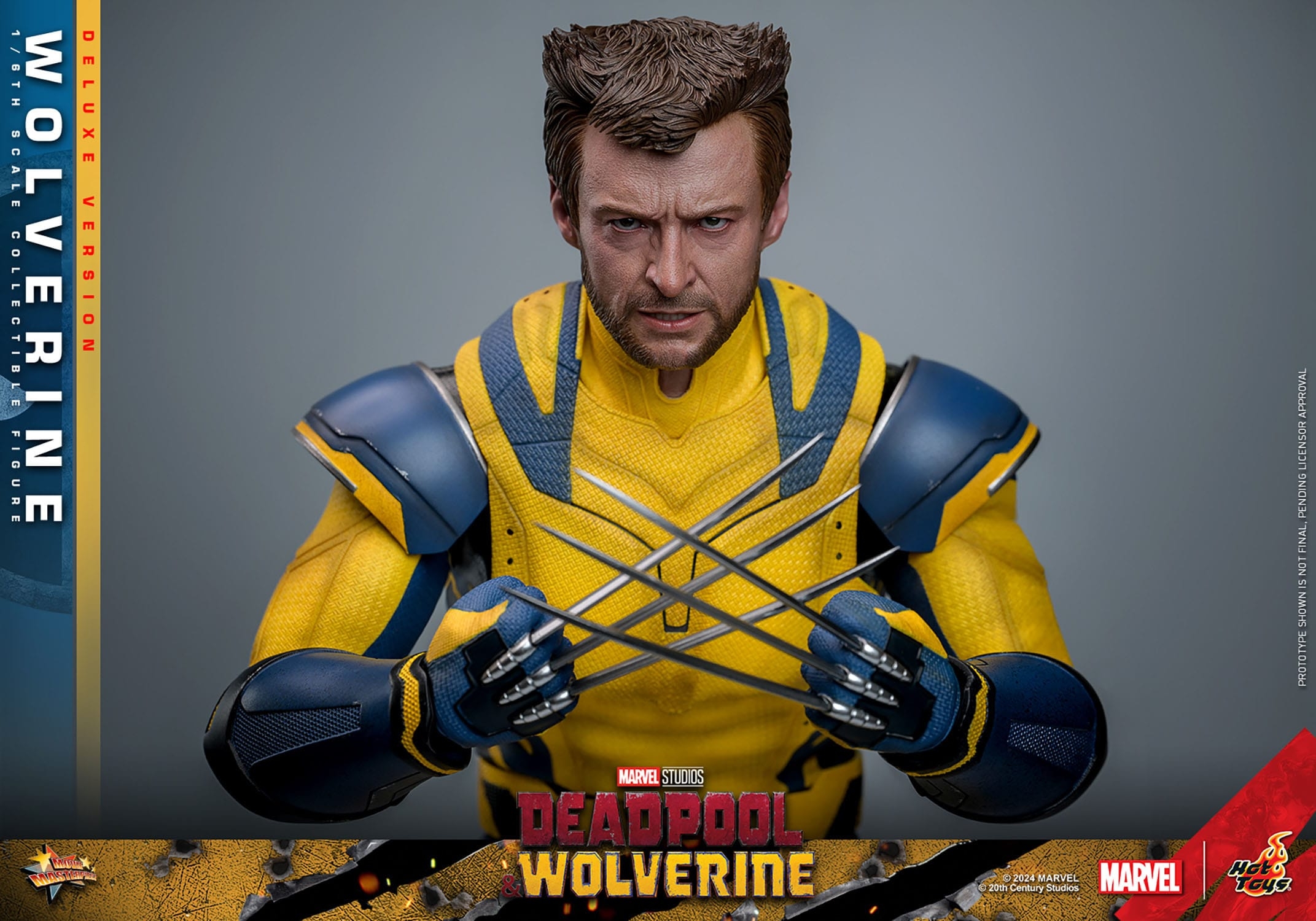 Wolverine Hot Toys MMS754 Movie Masterpiece deluxe figurine 1/6 (Deadpool and Wolverine)