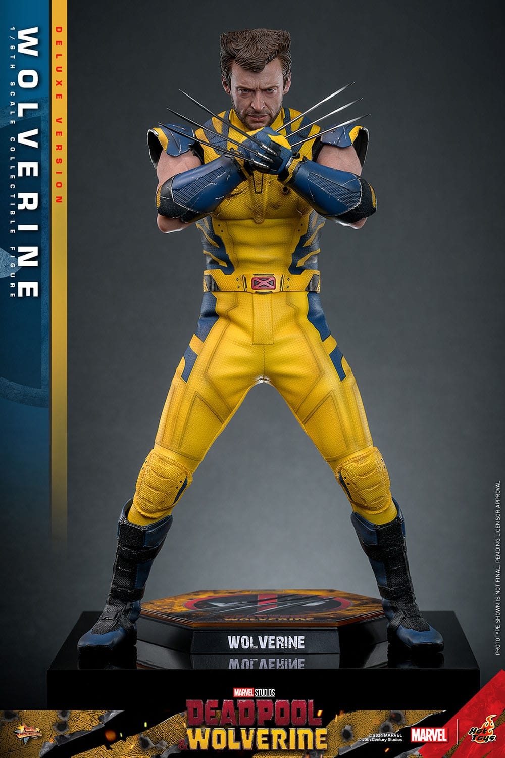 Wolverine Hot Toys MMS754 Movie Masterpiece deluxe figurine 1/6 (Deadpool and Wolverine)