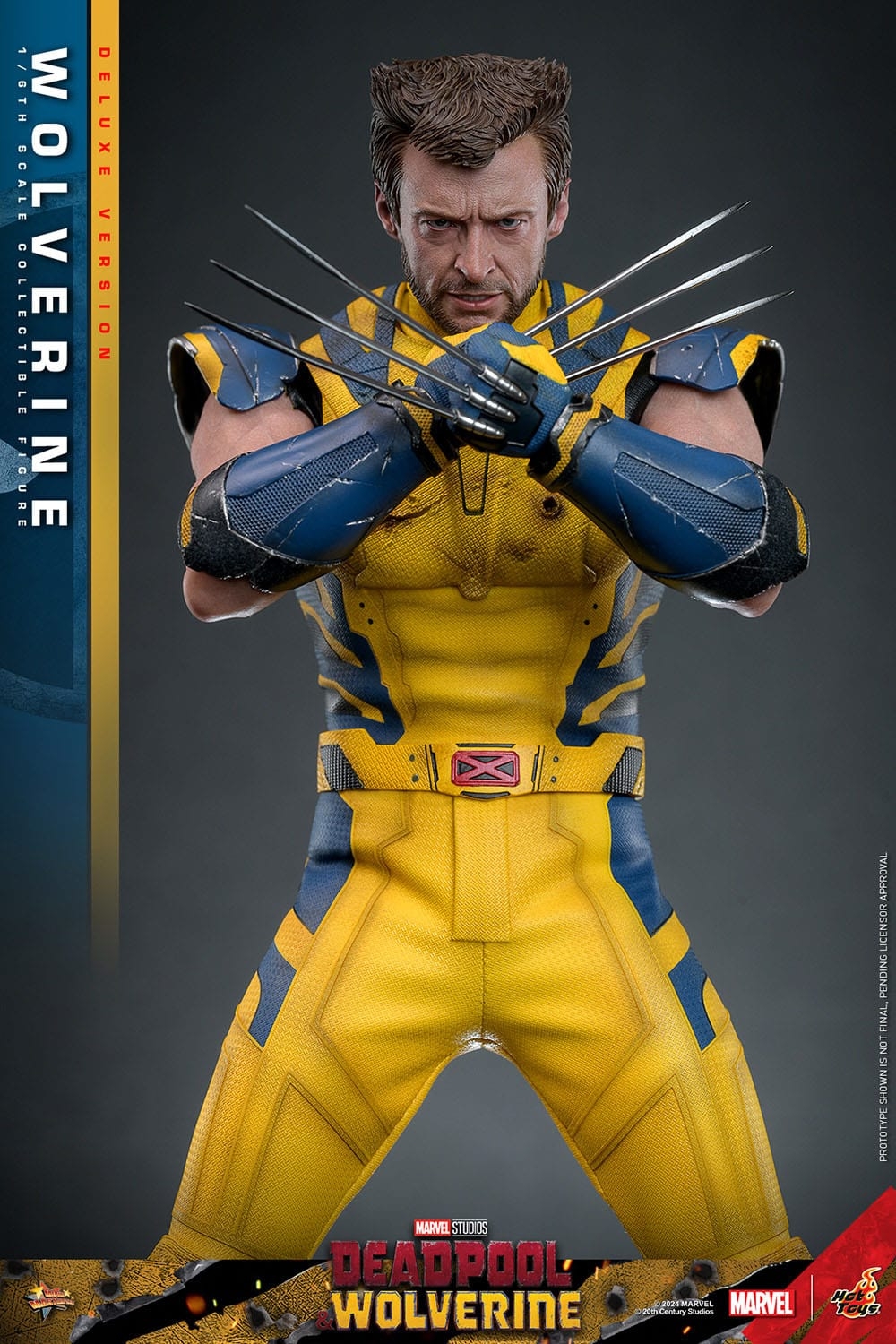 Wolverine Hot Toys MMS754 Movie Masterpiece deluxe figurine 1/6 (Deadpool and Wolverine)
