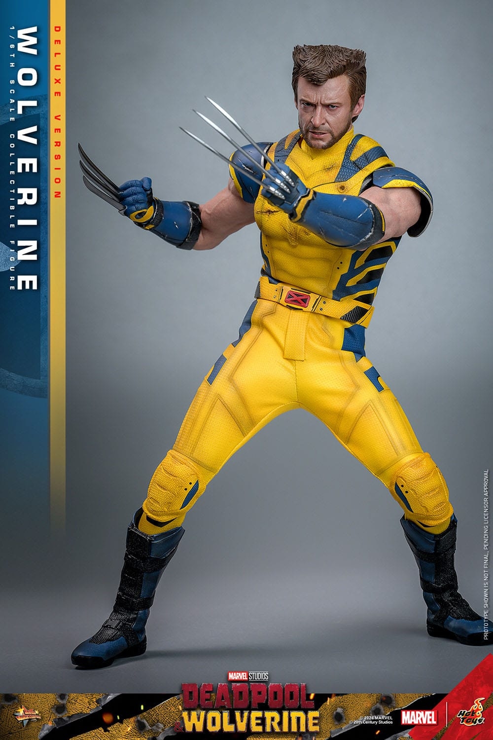 Wolverine Hot Toys MMS754 Movie Masterpiece deluxe figurine 1/6 (Deadpool and Wolverine)