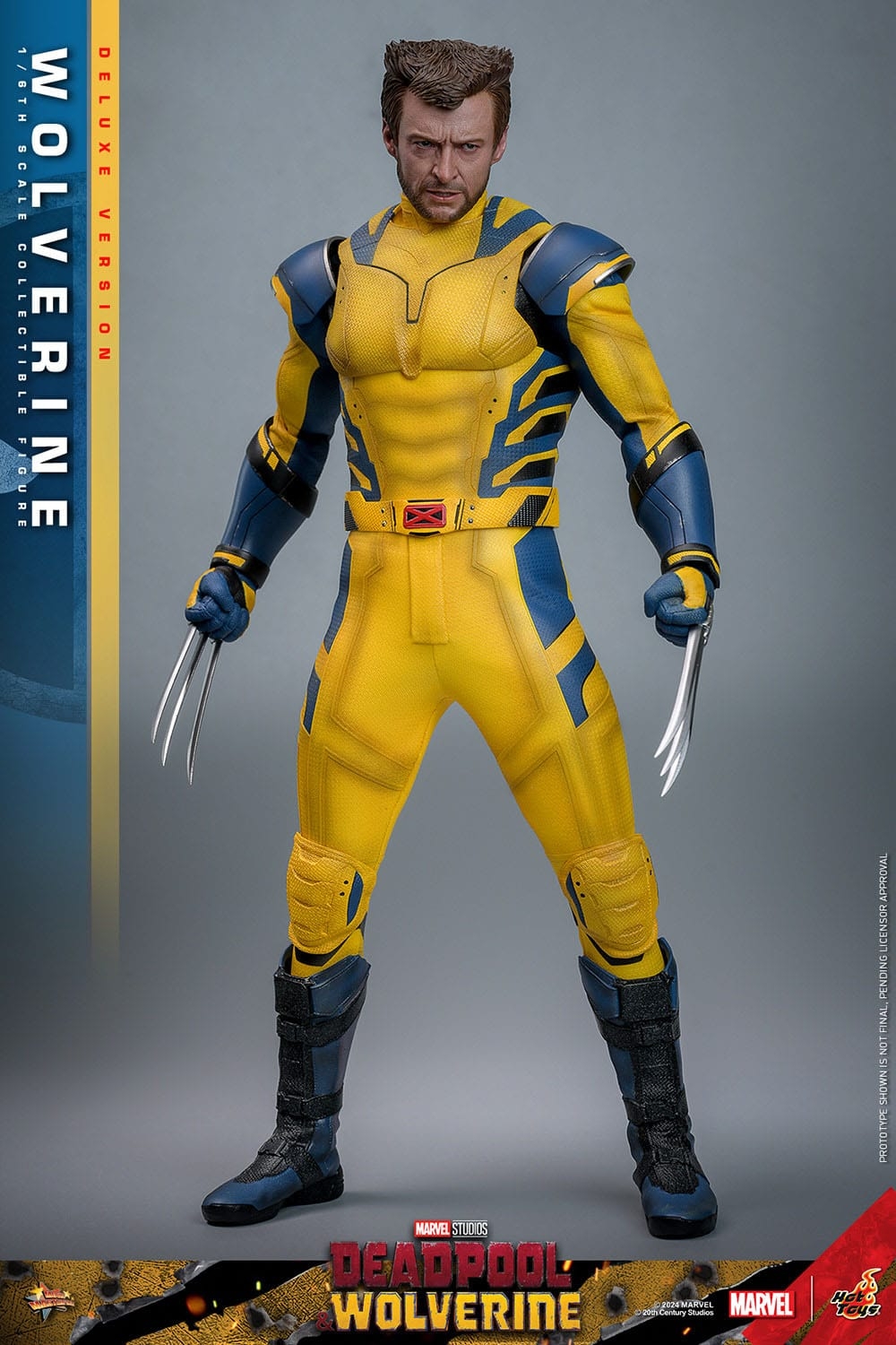 Wolverine Hot Toys MMS754 Movie Masterpiece deluxe figurine 1/6 (Deadpool and Wolverine)