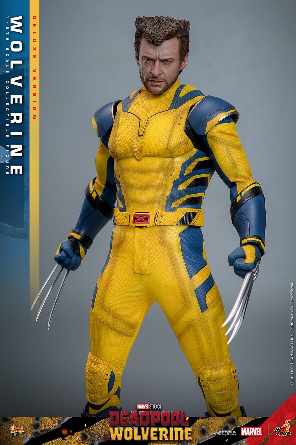 Wolverine Hot Toys MMS754 Movie Masterpiece deluxe figurine 1/6 (Deadpool and Wolverine)
