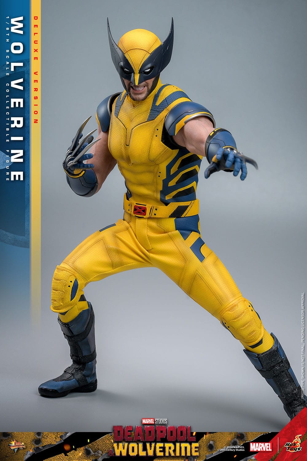 Wolverine Hot Toys MMS754 Movie Masterpiece deluxe figurine 1/6 (Deadpool and Wolverine)