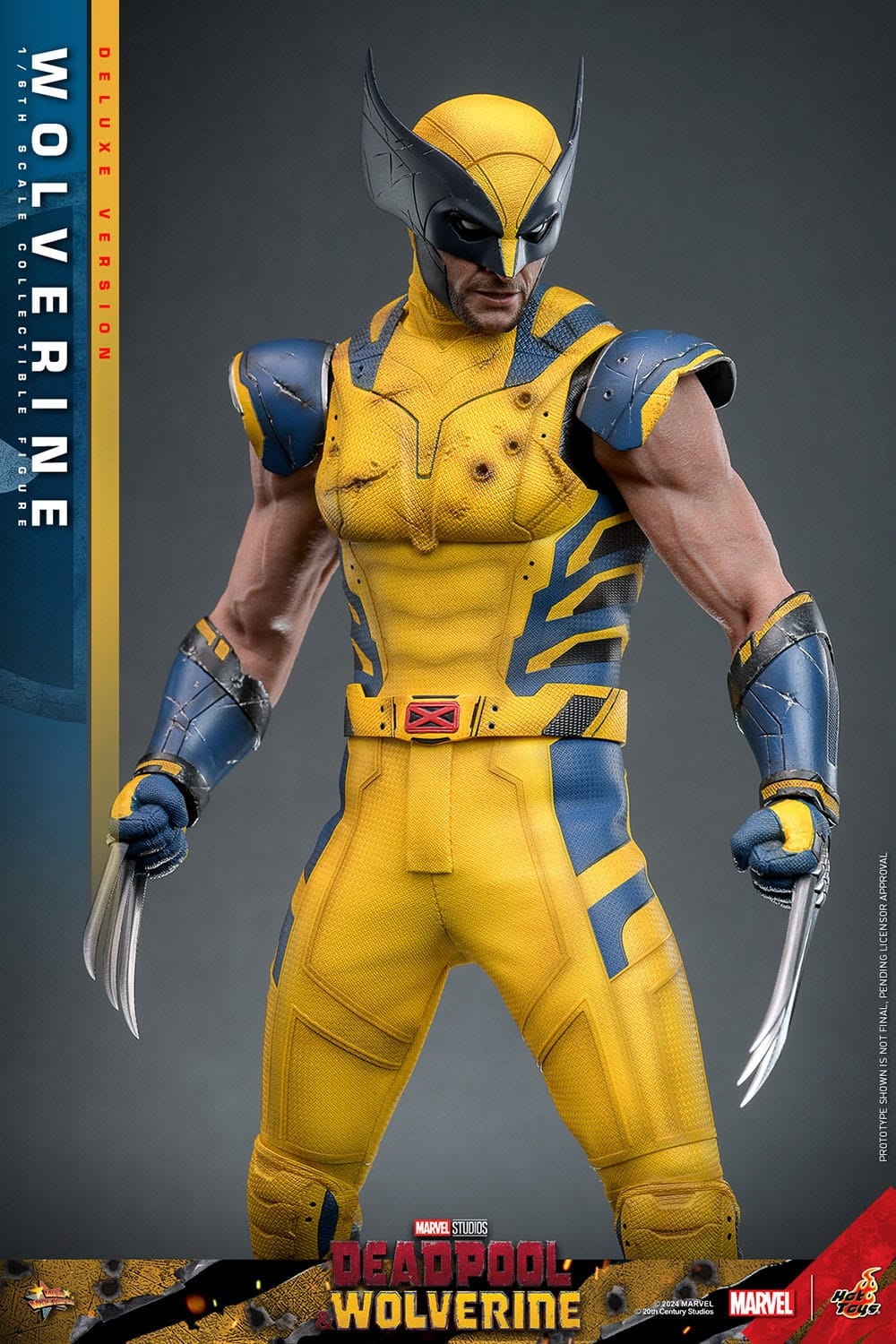 Wolverine Hot Toys MMS754 Movie Masterpiece deluxe figurine 1/6 (Deadpool and Wolverine)