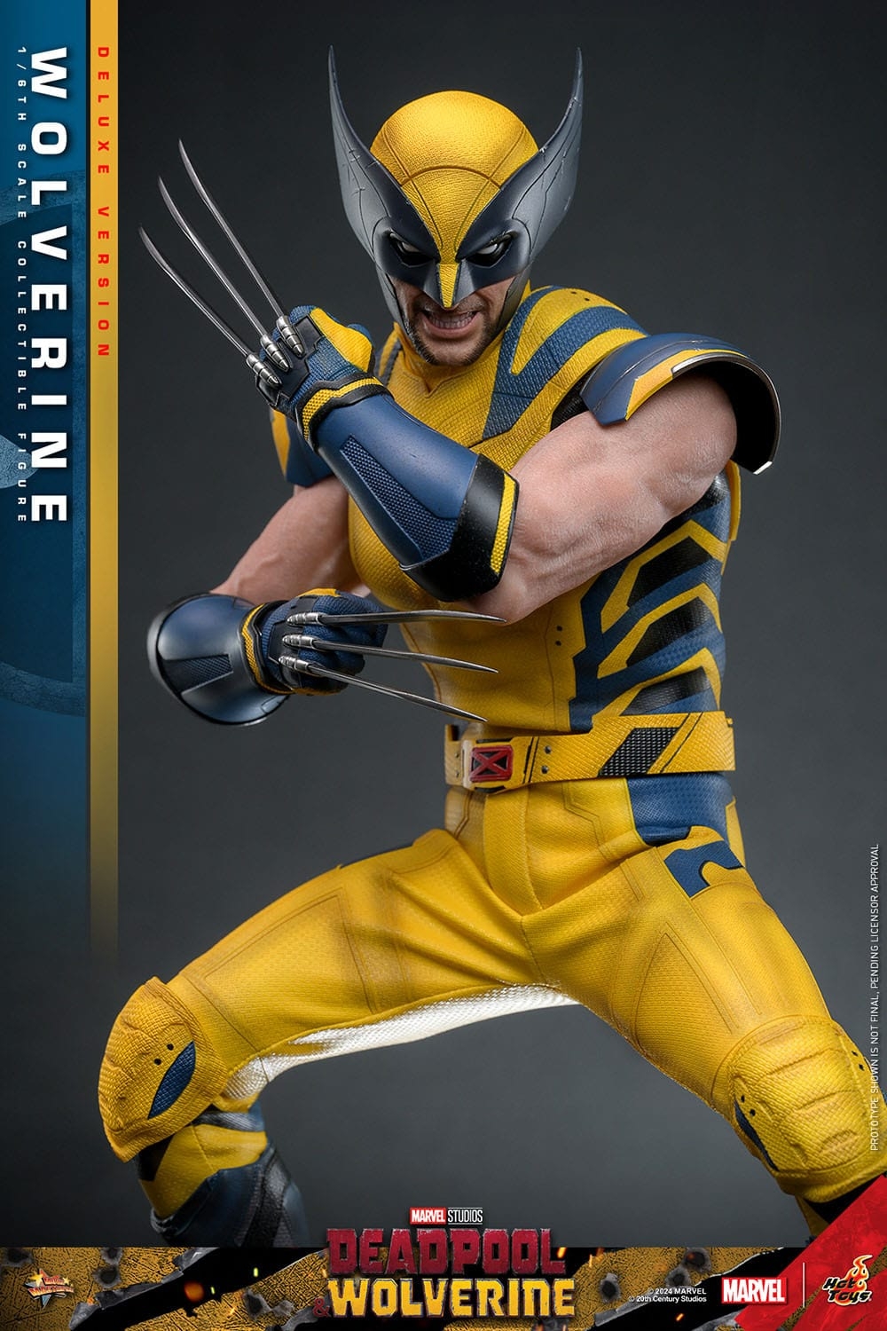 Wolverine Hot Toys MMS754 Movie Masterpiece deluxe figurine 1/6 (Deadpool and Wolverine)