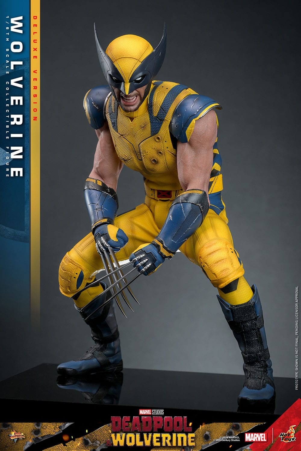 Wolverine Hot Toys MMS754 Movie Masterpiece deluxe figurine 1/6 (Deadpool and Wolverine)