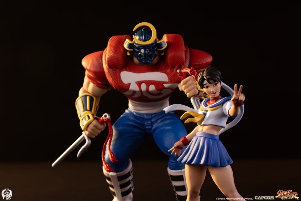 Sakura and Sodom PCS Street Jam by Premium Collectibles Studio - Street Fighter 1/10 scale figures