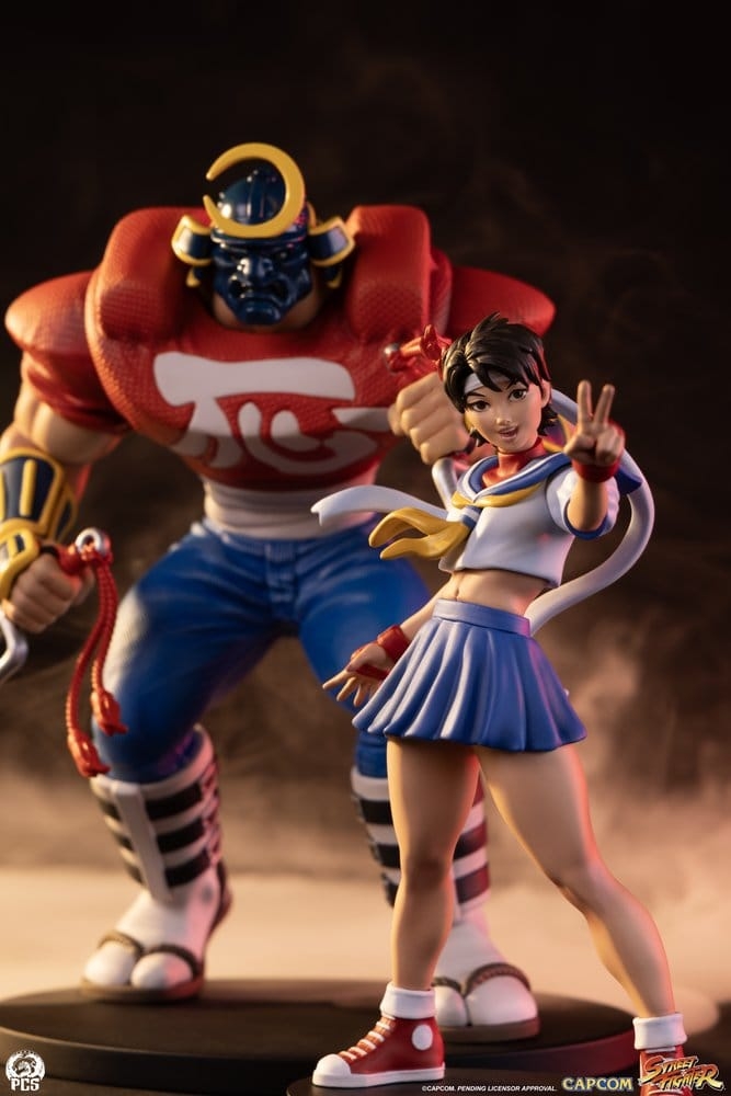 Sakura and Sodom PCS Street Jam by Premium Collectibles Studio - Street Fighter 1/10 scale figures