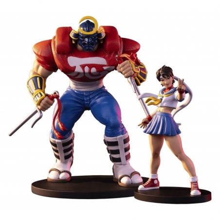 Sakura and Sodom PCS Street Jam di Premium Collectibles Studio - figure Street Fighter in scala 1/10