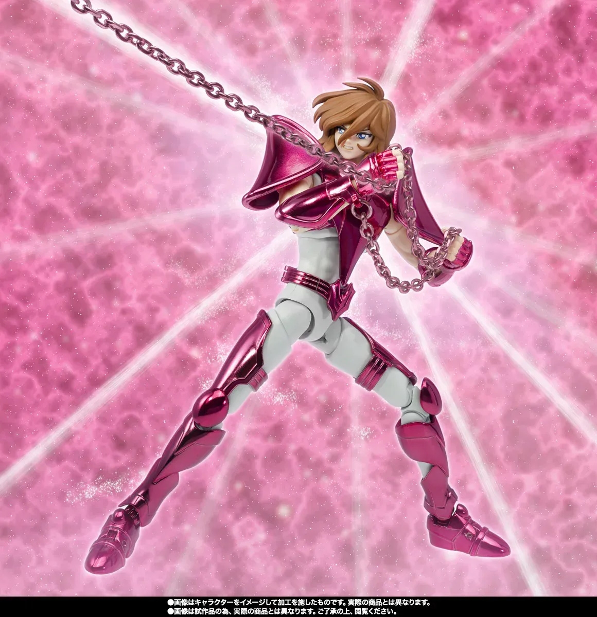 Andromeda Shun V3 OCE Myth Cloth EX di Bandai Tamashii Nations - action figure Saint Seiya alta 17 cm