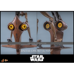 Battle Droid and STAP par Hot Toys - MMS887 - figurine 1/6 Star Wars: The Phantom Menace de 32 cm