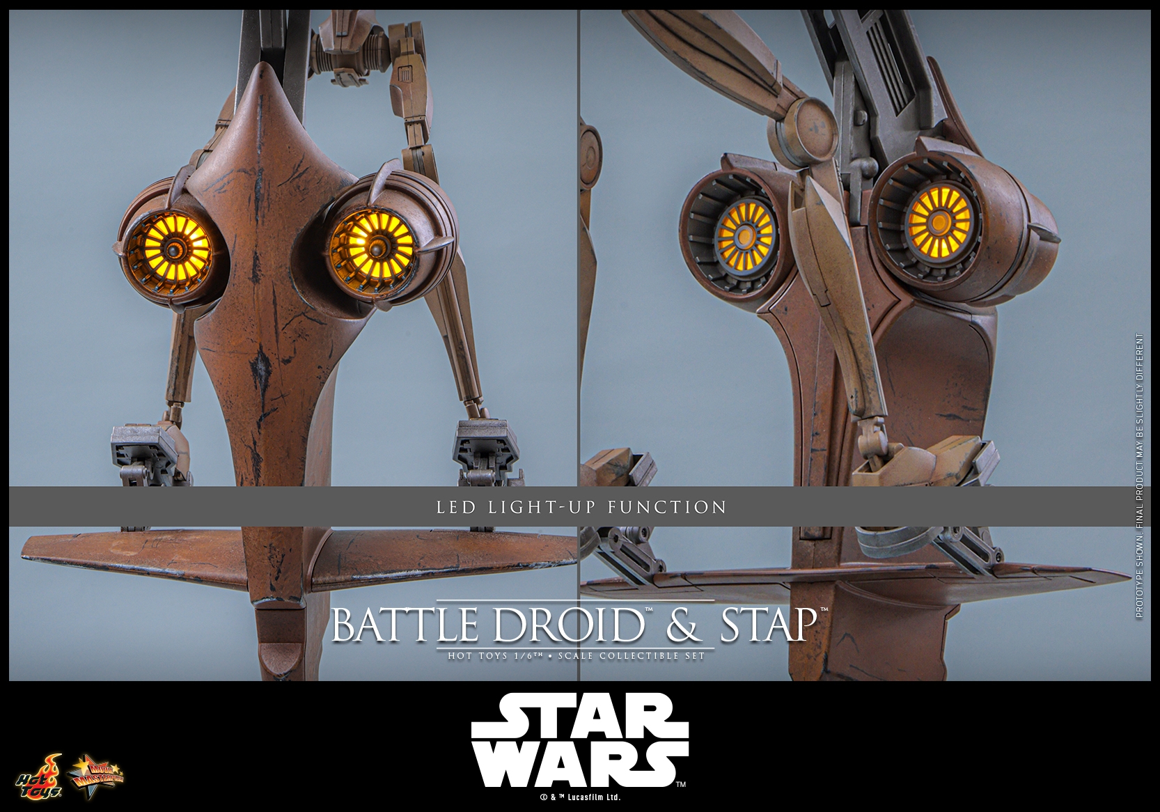 Battle Droid and STAP von Hot Toys - MMS887 - Star Wars: The Phantom Menace 1/6 Maßstab Actionfigur