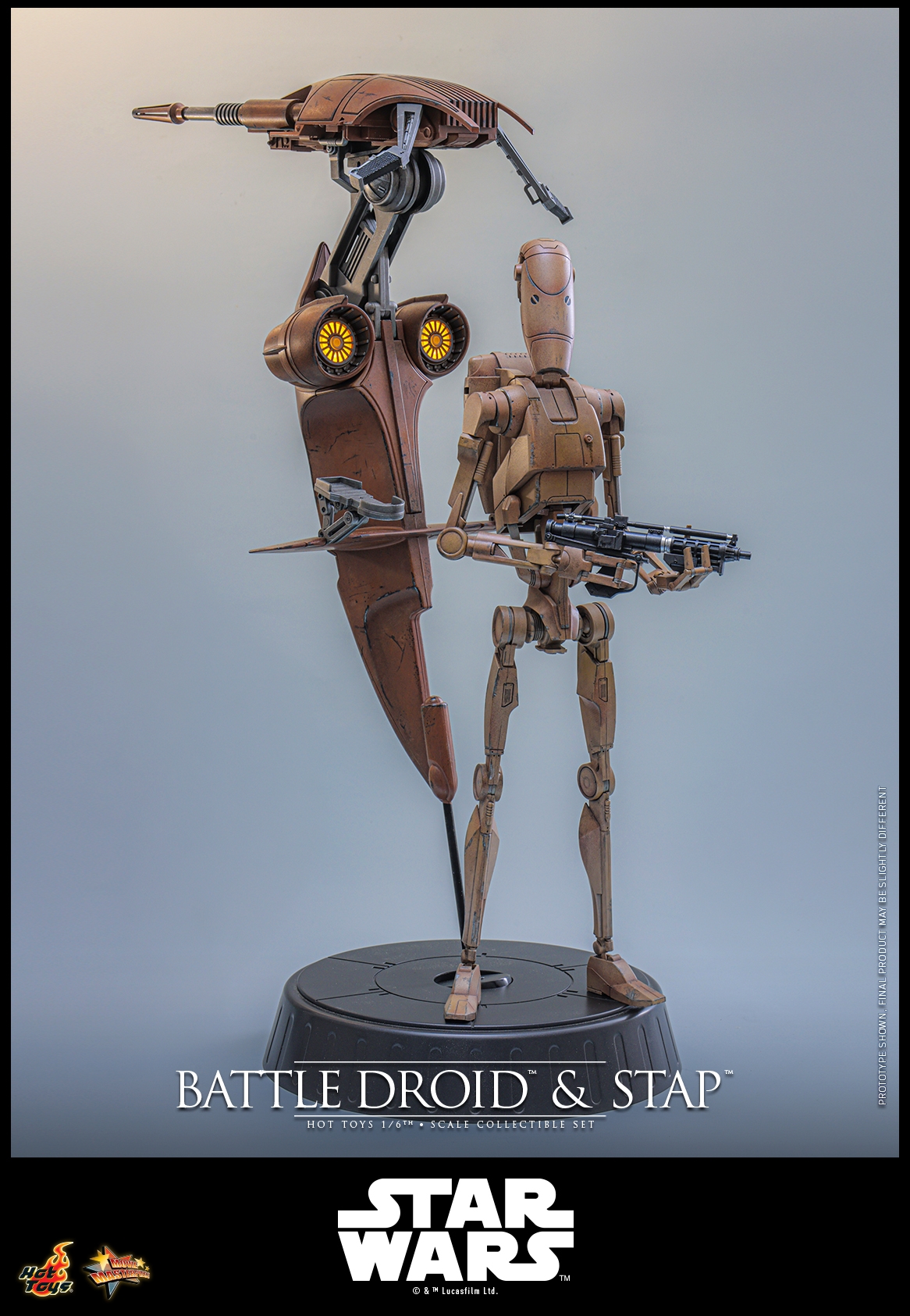 Battle Droid and STAP by Hot Toys - MMS887 - Star Wars: The Phantom Menace 1/6 scale action figure