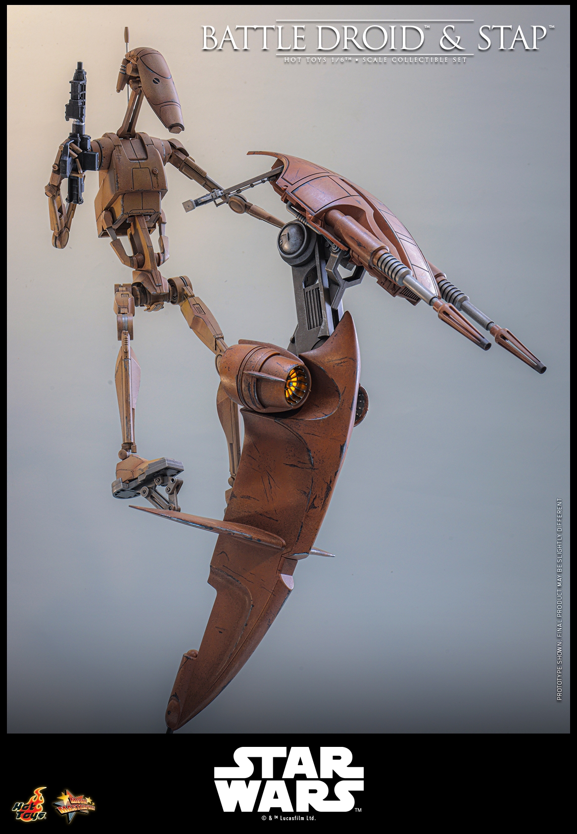 Battle Droid and STAP von Hot Toys - MMS887 - Star Wars: The Phantom Menace 1/6 Maßstab Actionfigur
