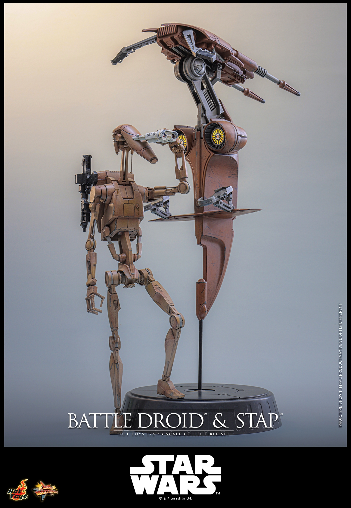 Battle Droid and STAP par Hot Toys - MMS887 - figurine 1/6 Star Wars: The Phantom Menace de 32 cm