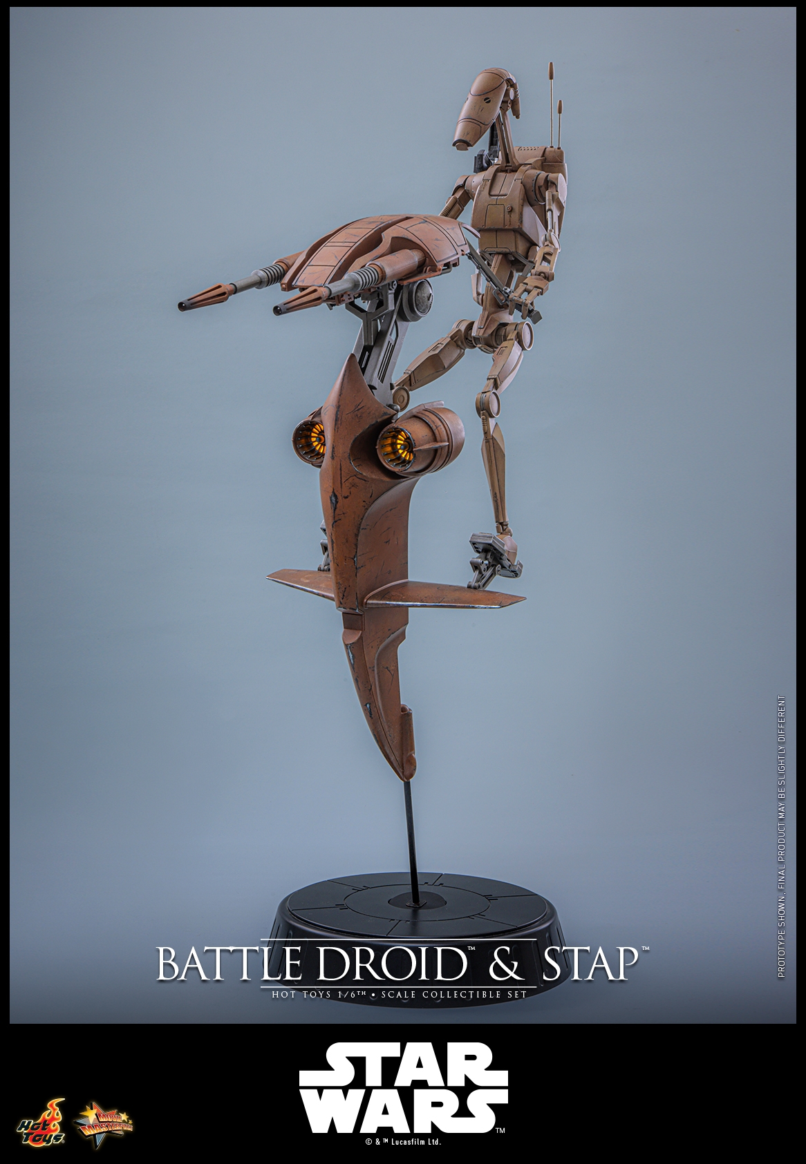 Battle Droid and STAP par Hot Toys - MMS887 - figurine 1/6 Star Wars: The Phantom Menace de 32 cm