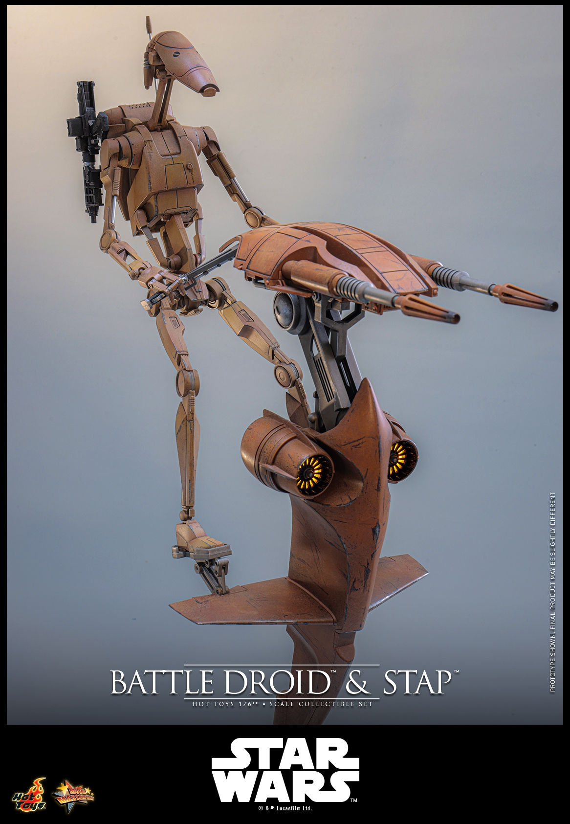 Battle Droid and STAP van Hot Toys - MMS887 - Star Wars: The Phantom Menace 1/6 schaal actiefiguur