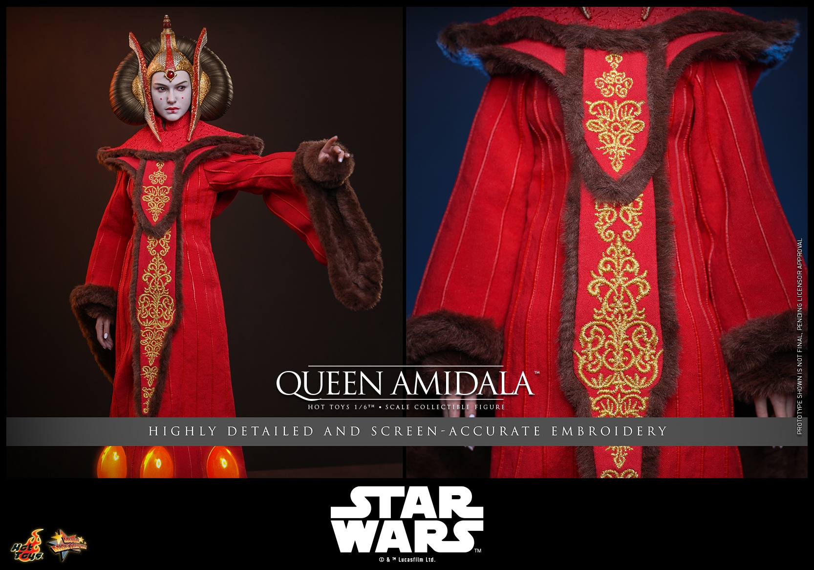 Padme Amidala (Queen Amidala) von Hot Toys - MMS883 - Star Wars: The Phantom Menace 1/6 Maßstab Actionfigur