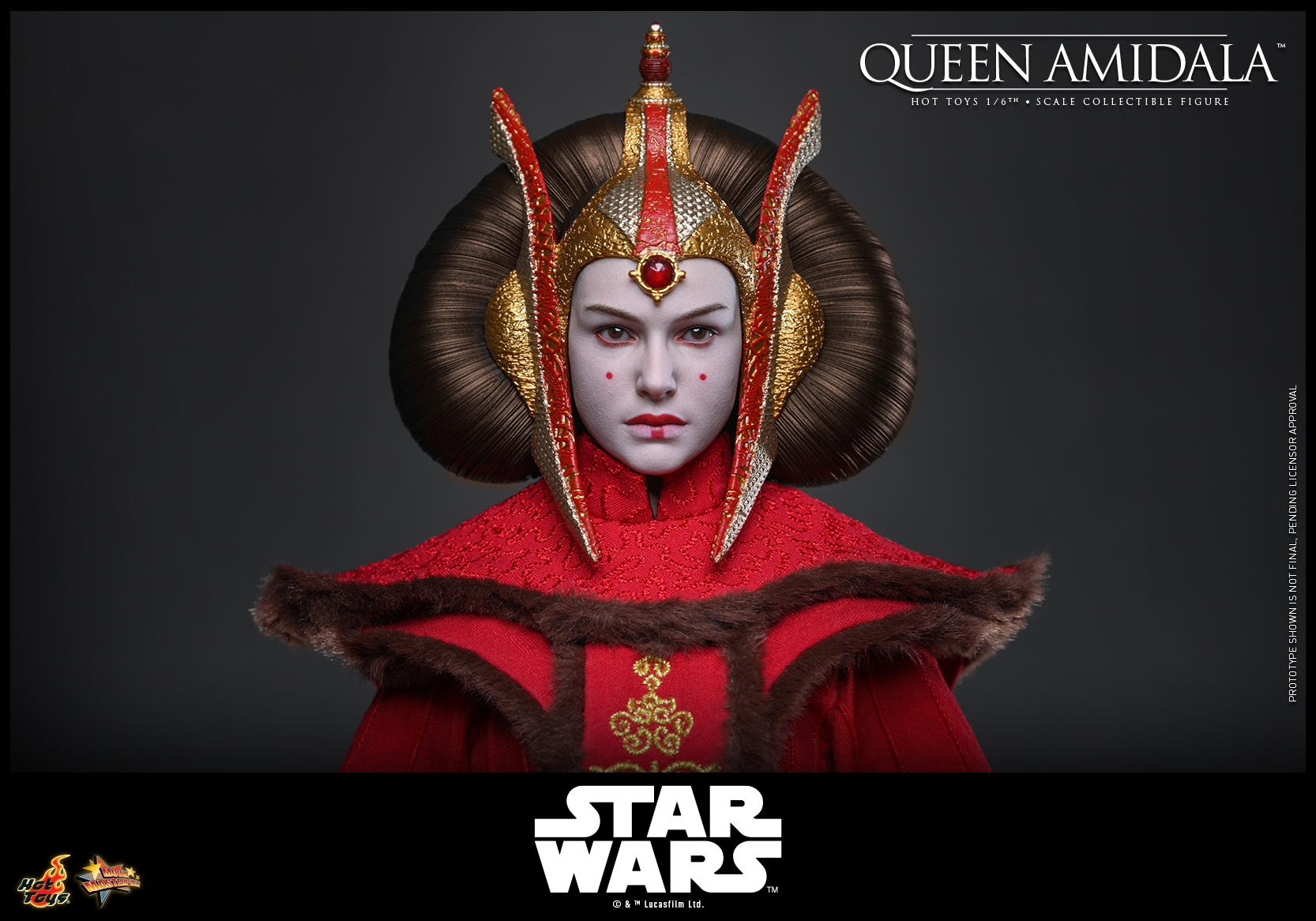 Padme Amidala (Queen Amidala) par Hot Toys - MMS883 - figurine 1/6 Star Wars: The Phantom Menace de 28 cm