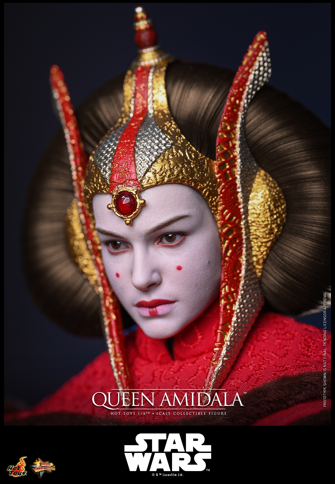 Padme Amidala (Queen Amidala) par Hot Toys - MMS883 - figurine 1/6 Star Wars: The Phantom Menace de 28 cm