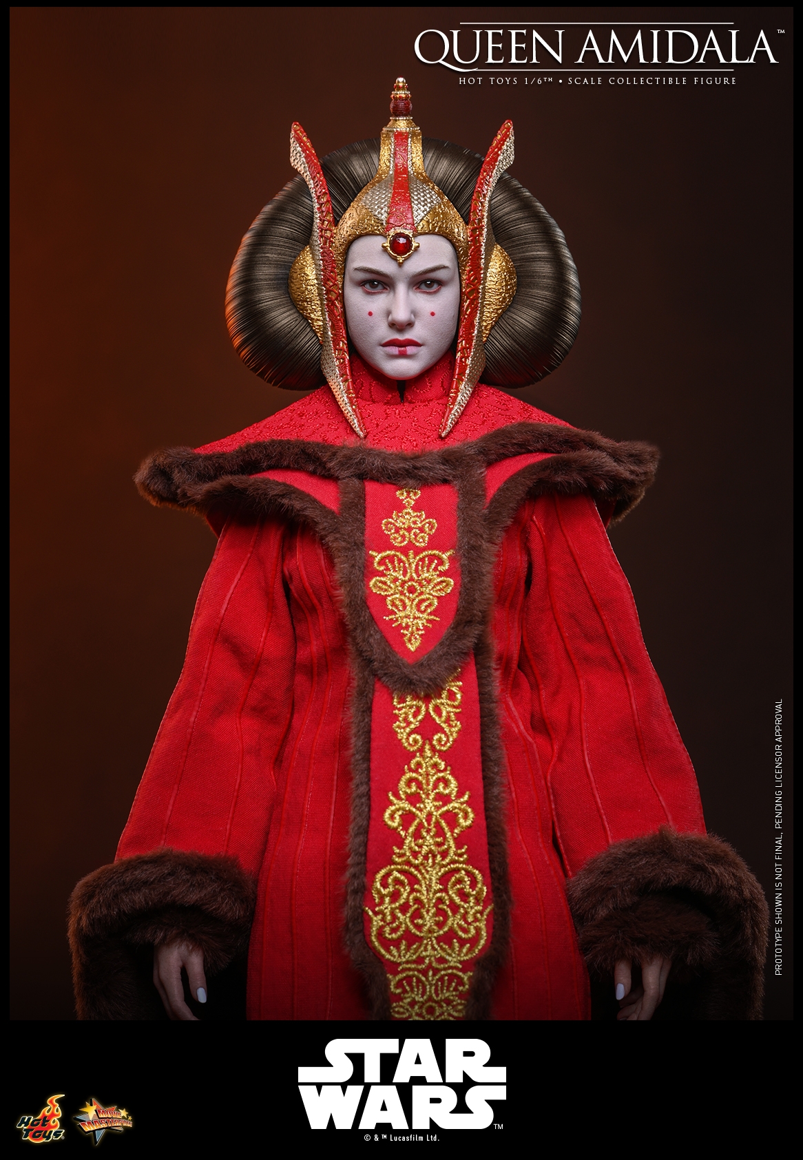 Padme Amidala (Queen Amidala) par Hot Toys - MMS883 - figurine 1/6 Star Wars: The Phantom Menace de 28 cm