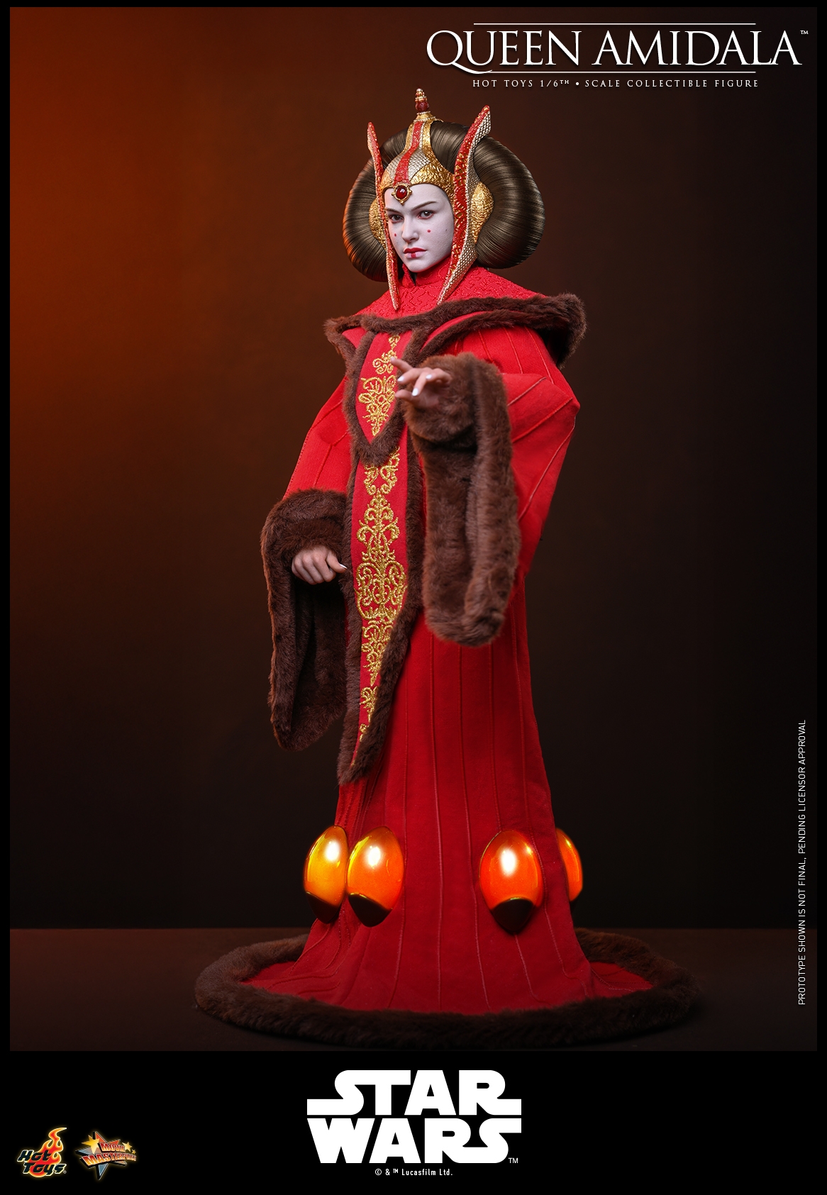 Padme Amidala (Queen Amidala) par Hot Toys - MMS883 - figurine 1/6 Star Wars: The Phantom Menace de 28 cm