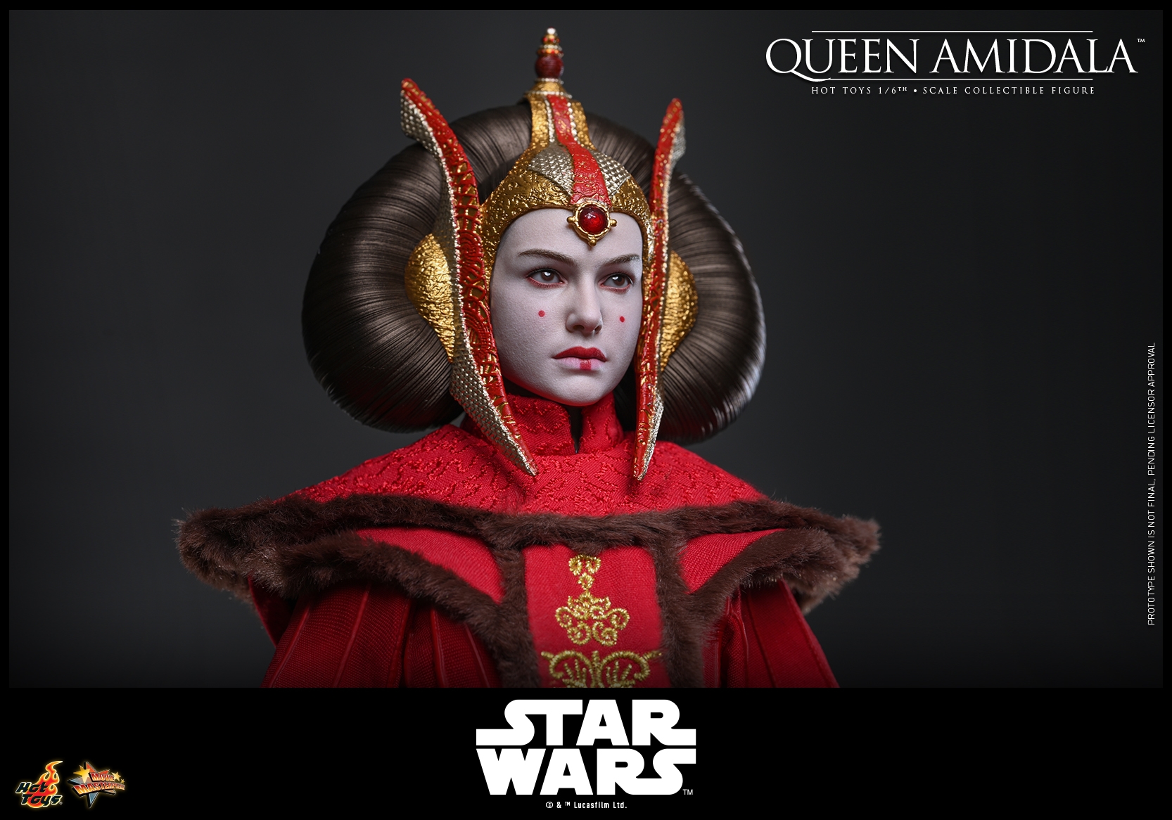 Padme Amidala (Queen Amidala) di Hot Toys - MMS883 - action figure Star Wars: The Phantom Menace in scala 1/6