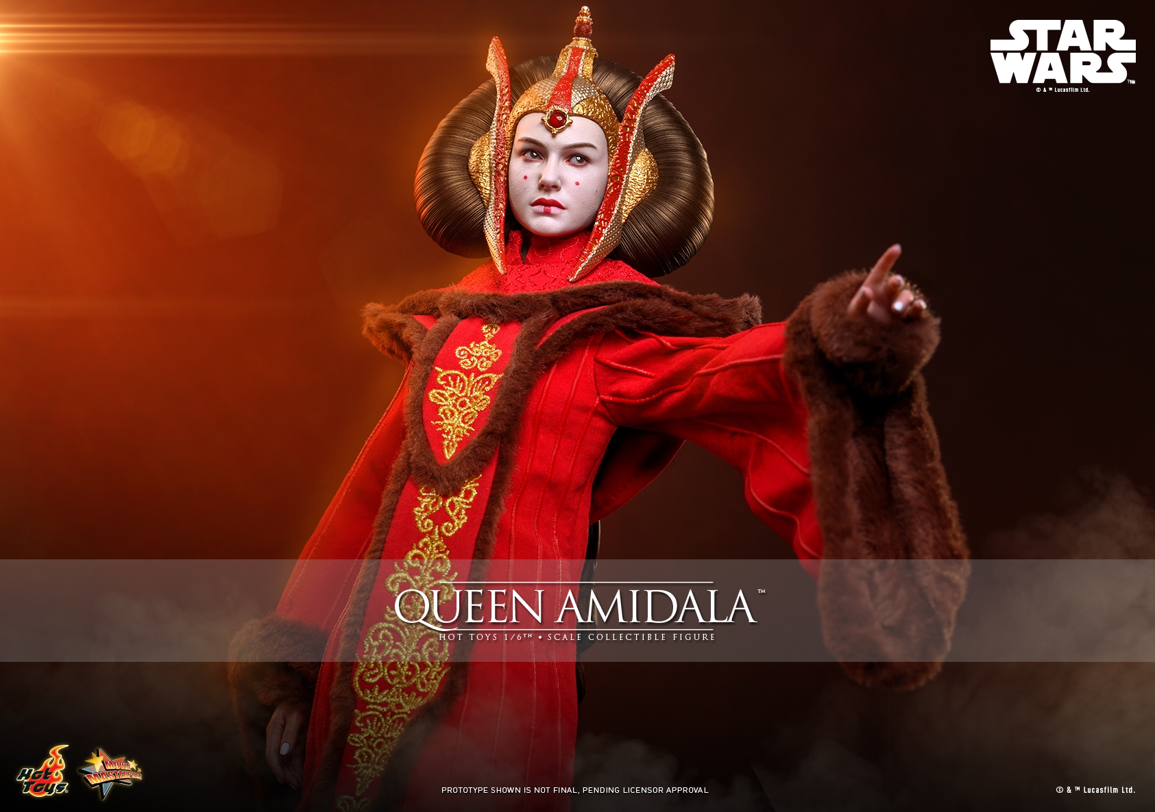 Padme Amidala (Queen Amidala) di Hot Toys - MMS883 - action figure Star Wars: The Phantom Menace in scala 1/6