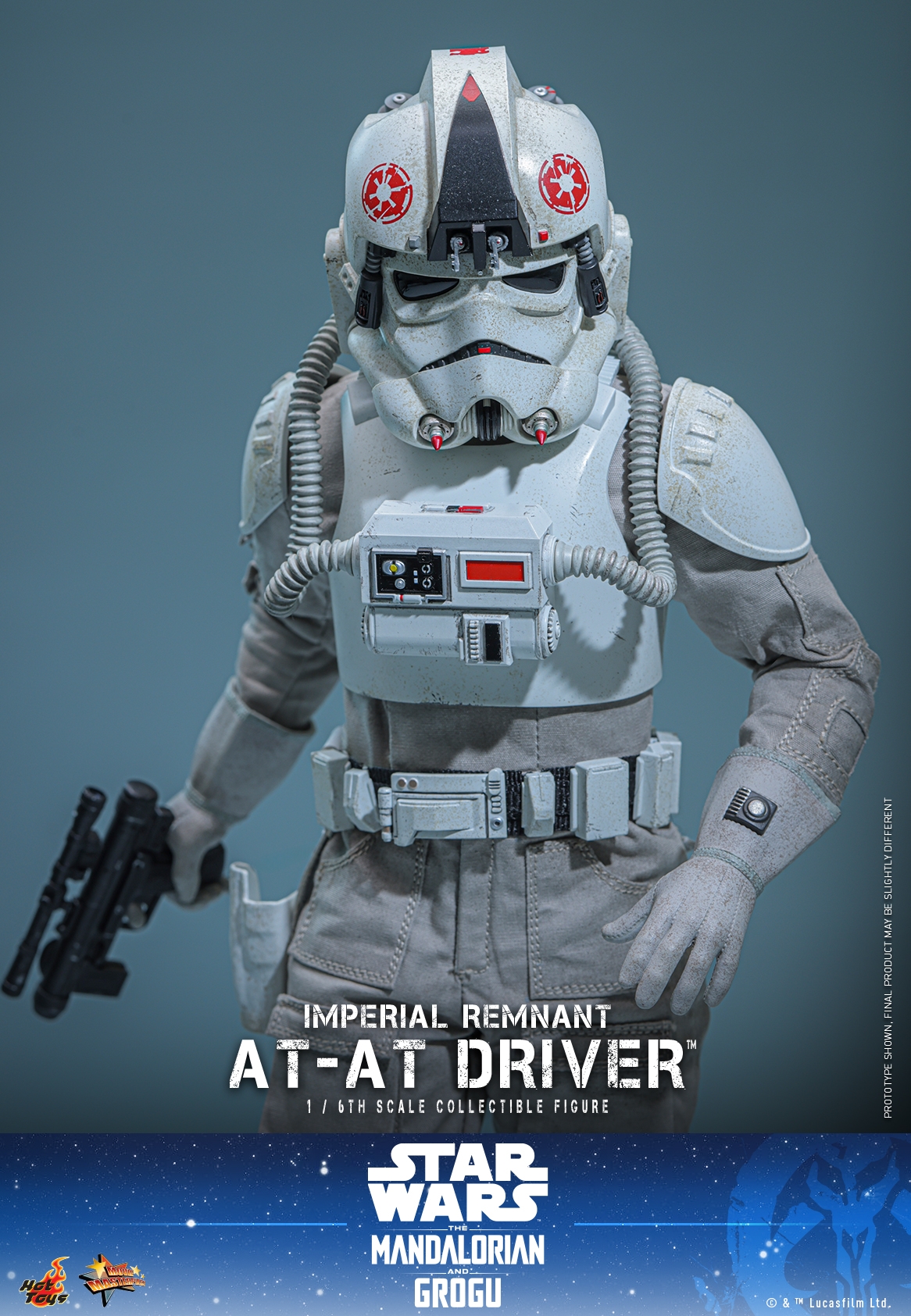 Imperial Remnant AT-AT Driver di Hot Toys - MMS845 - action figure Star Wars: The Mandalorian and Grogu in scala 1/6